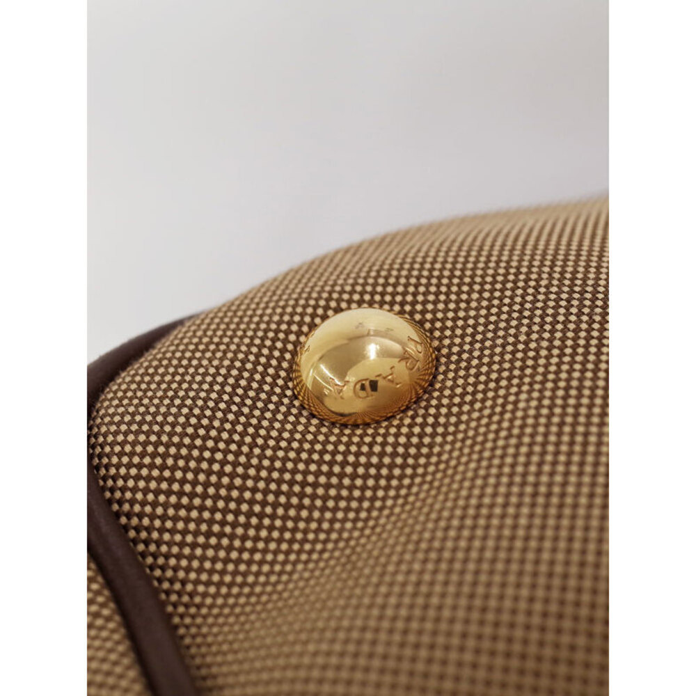 Prada Logo Jacquard 2Way handbag Tan Brown - Picture 4 of 9